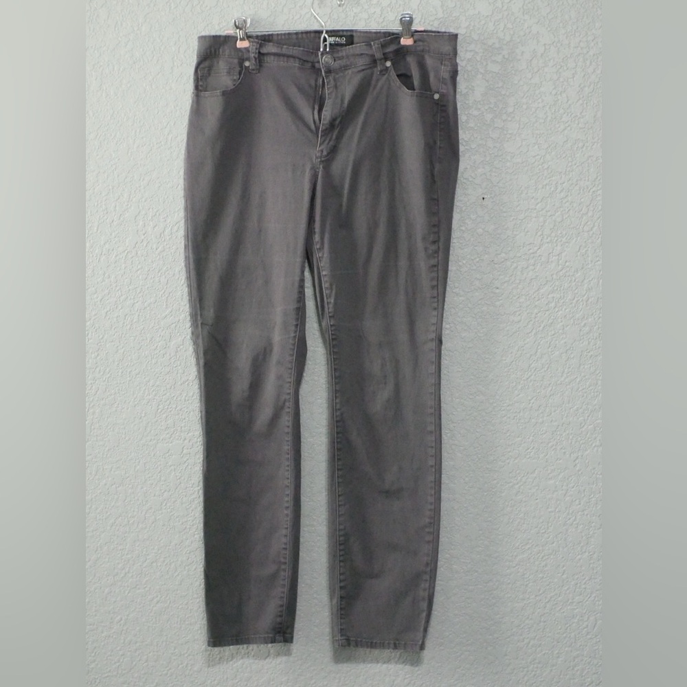 Buffalo David Bitton Gray Straight Leg Jeans